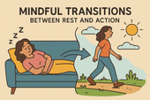 Mindful Transitions Between Rest and Action